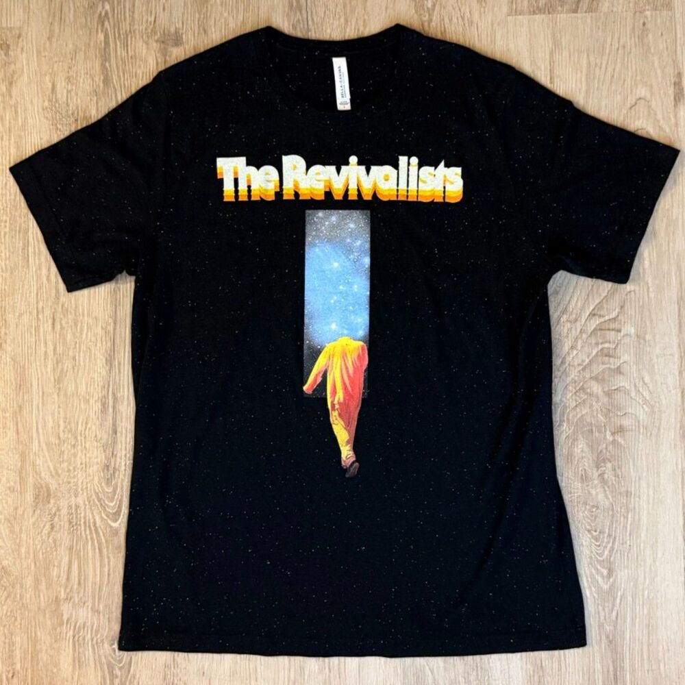 The Revivalists Tour T-Shirt Into The Stars 2020 Black L Speckled Bella Canvas